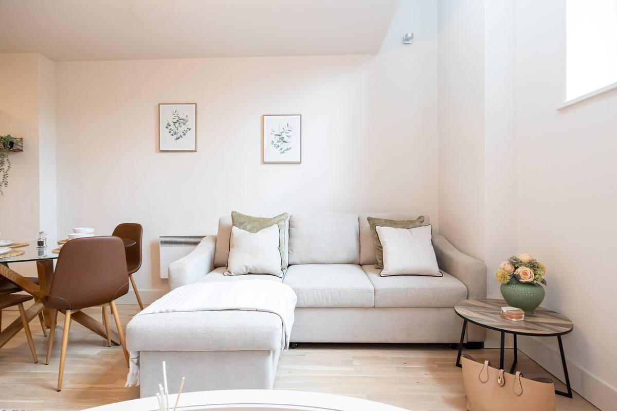 Comfortable lounge with sofa