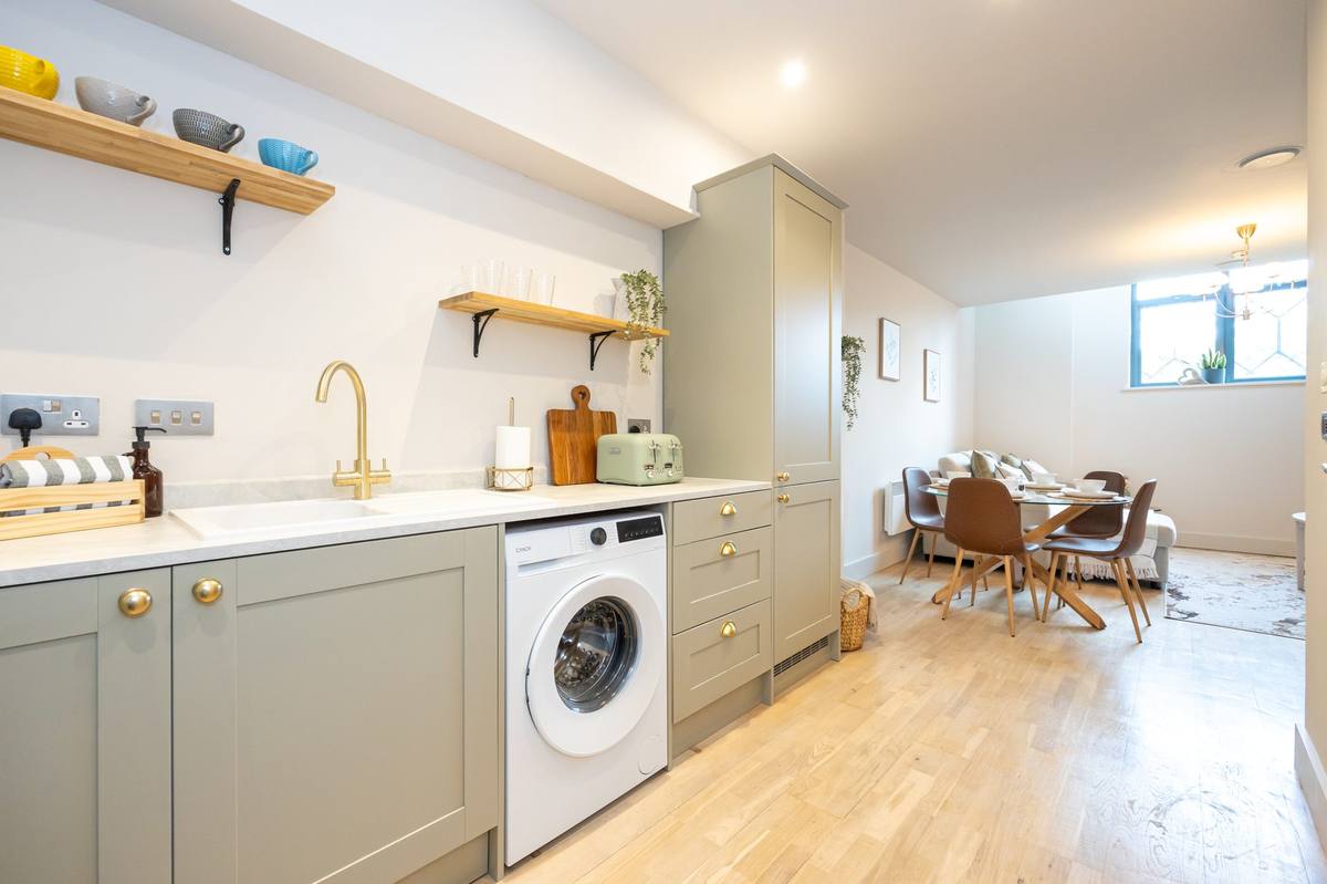 Kitchen and dining area
